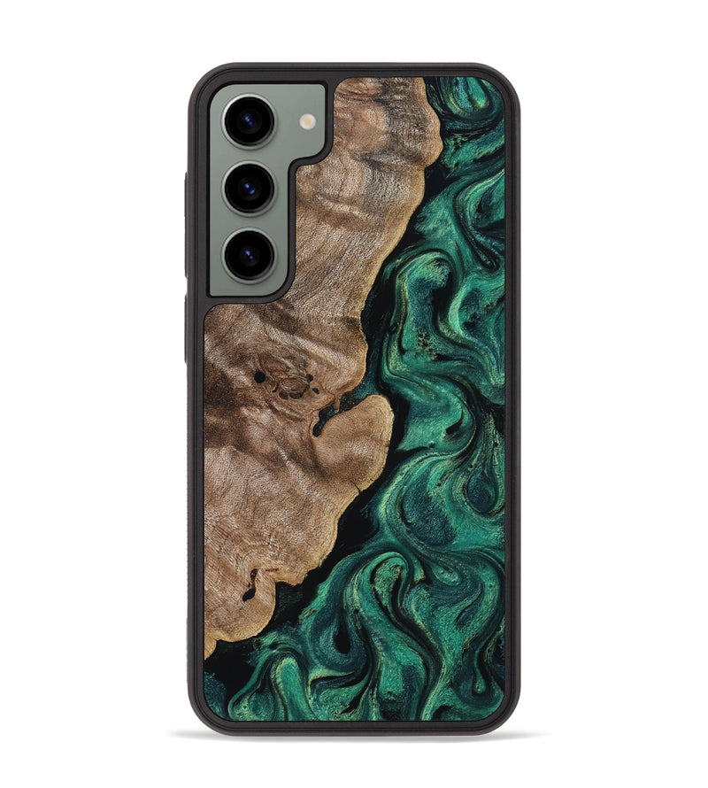 Galaxy S23 Plus Wood Phone Case - Dina (Green, 818504)