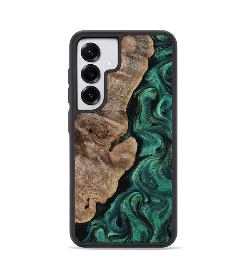 Galaxy S25 Wood Phone Case - Dina (Green, 818504)