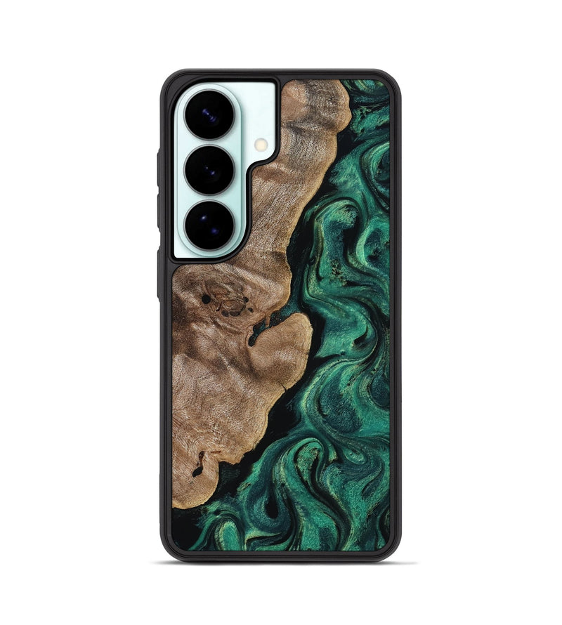Galaxy S26 Wood Phone Case - Dina (Green, 818504)