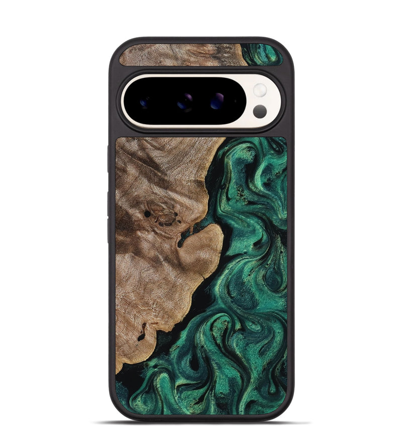 Pixel 9 Pro Wood Phone Case - Dina (Green, 818504)