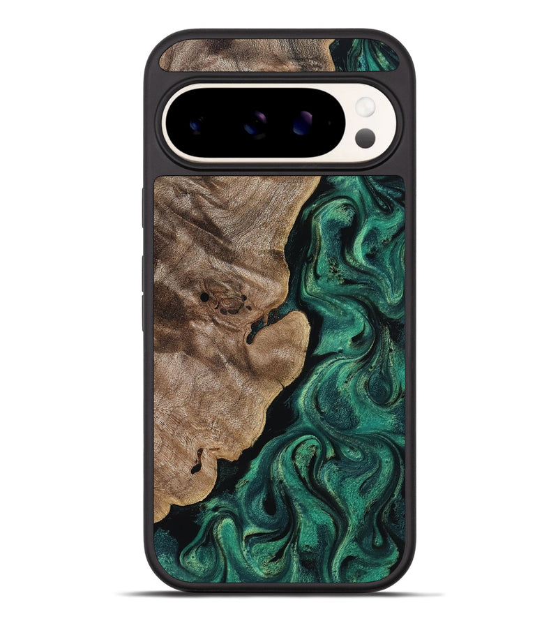 Pixel 9 Pro XL Wood Phone Case - Dina (Green, 818504)