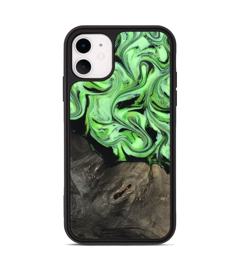 iPhone 11 Wood Phone Case - Alayah (Neon, 818505)