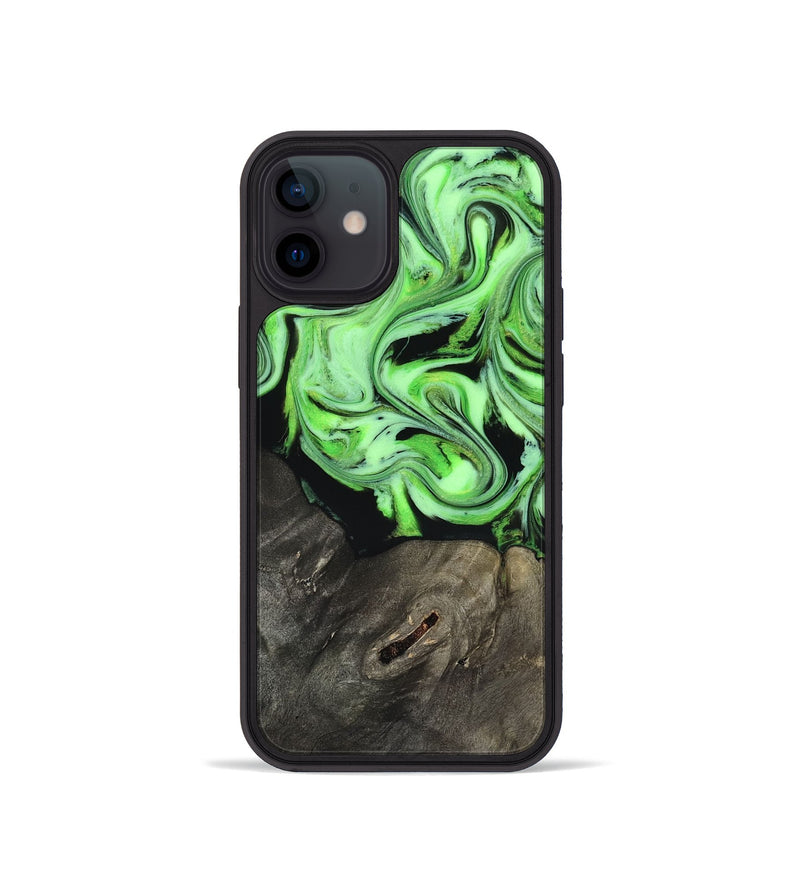 iPhone 12 mini Wood Phone Case - Alayah (Neon, 818505)