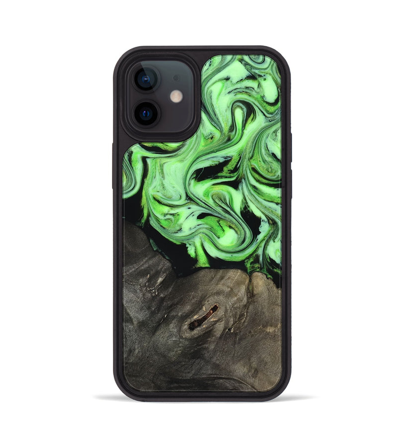 iPhone 12 Wood Phone Case - Alayah (Neon, 818505)