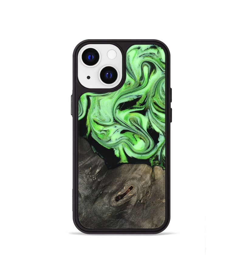 iPhone 13 mini Wood Phone Case - Alayah (Neon, 818505)