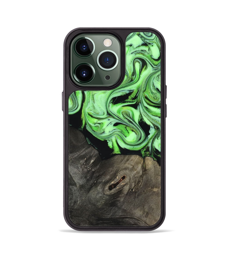 iPhone 13 Pro Wood Phone Case - Alayah (Neon, 818505)