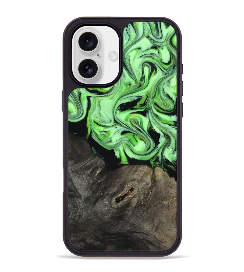 iPhone 16 Plus Wood Phone Case - Alayah (Neon, 818505)