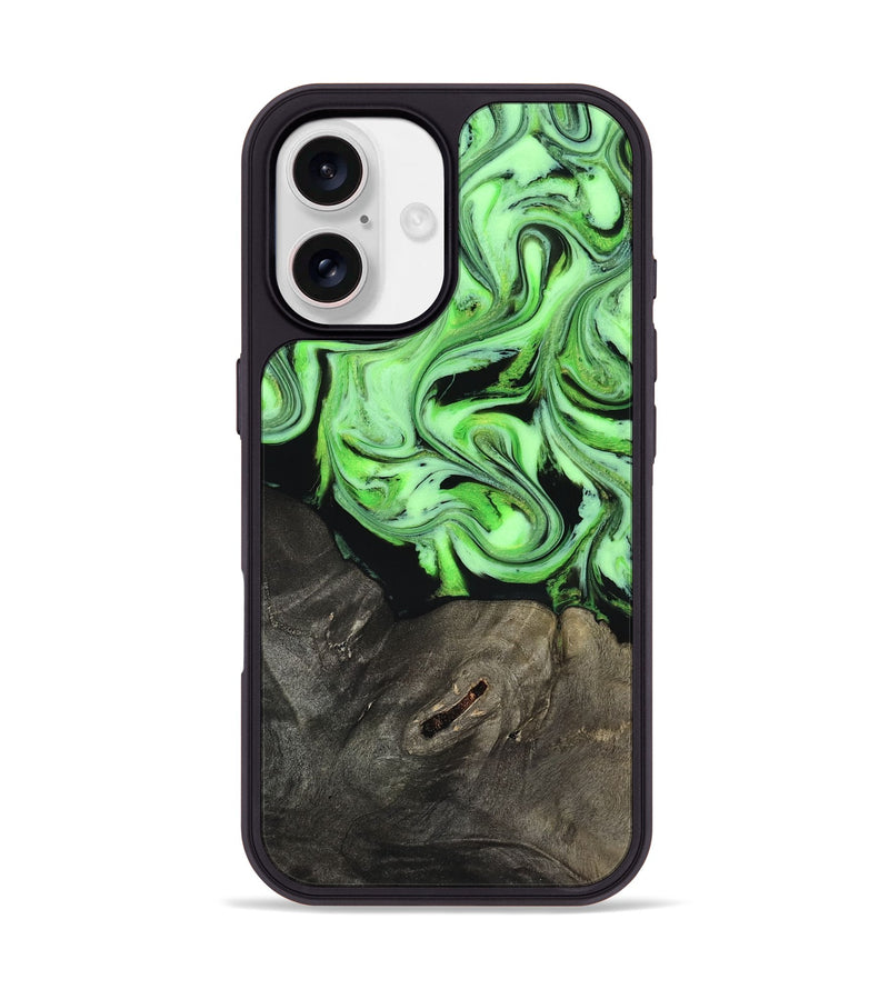 iPhone 17 Wood Phone Case - Alayah (Neon, 818505)