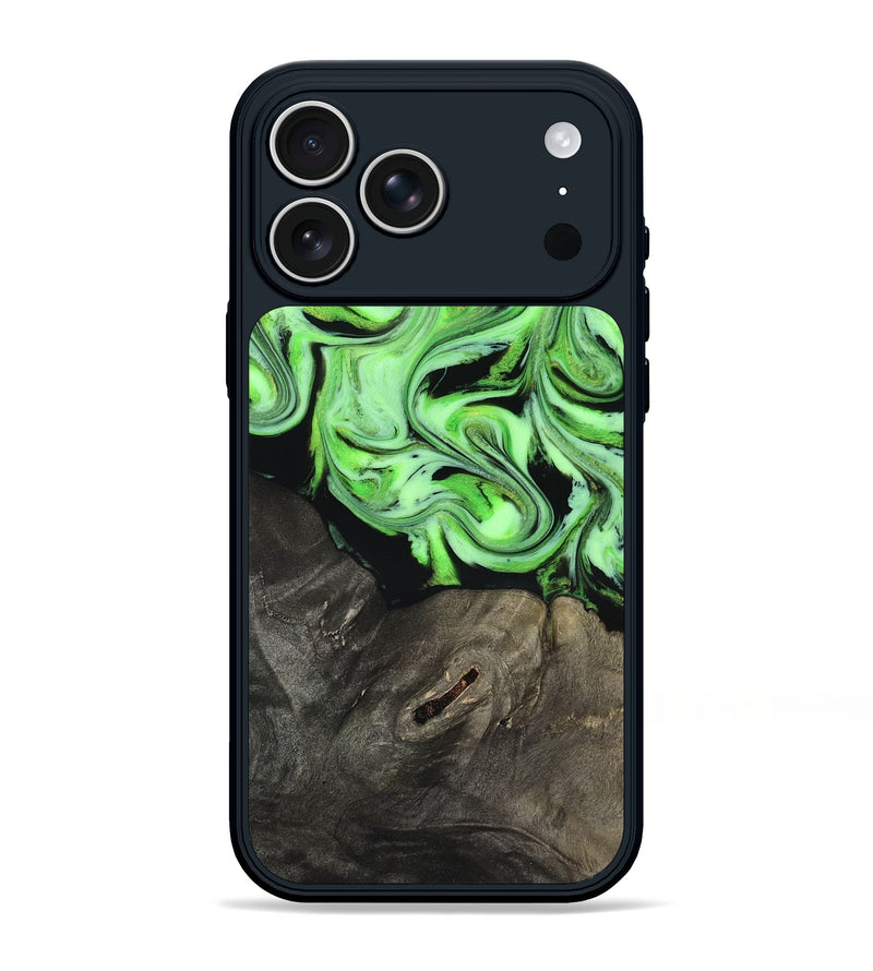 iPhone 17 Pro Max Wood Phone Case - Alayah (Neon, 818505)