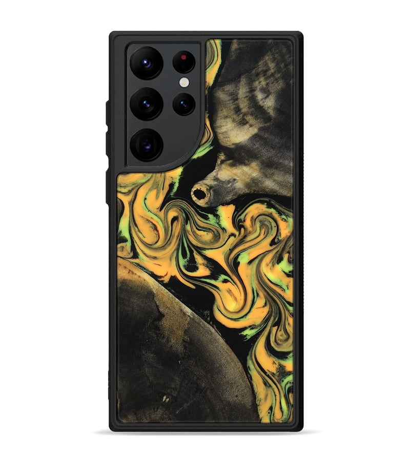 Galaxy S22 Ultra Wood Phone Case - Ruthann (Neon, 818509)