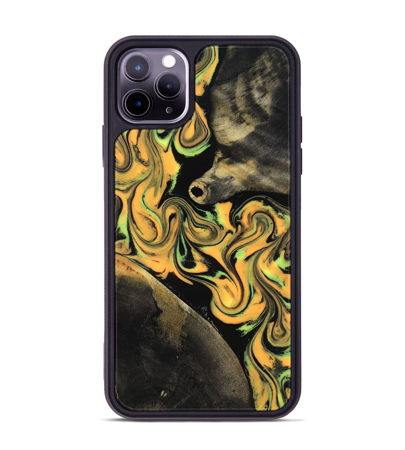 iPhone 11 Pro Max Wood Phone Case - Ruthann (Neon, 818509)
