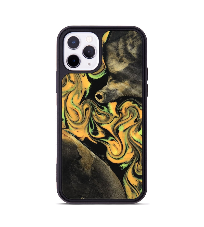 iPhone 11 Pro Wood Phone Case - Ruthann (Neon, 818509)
