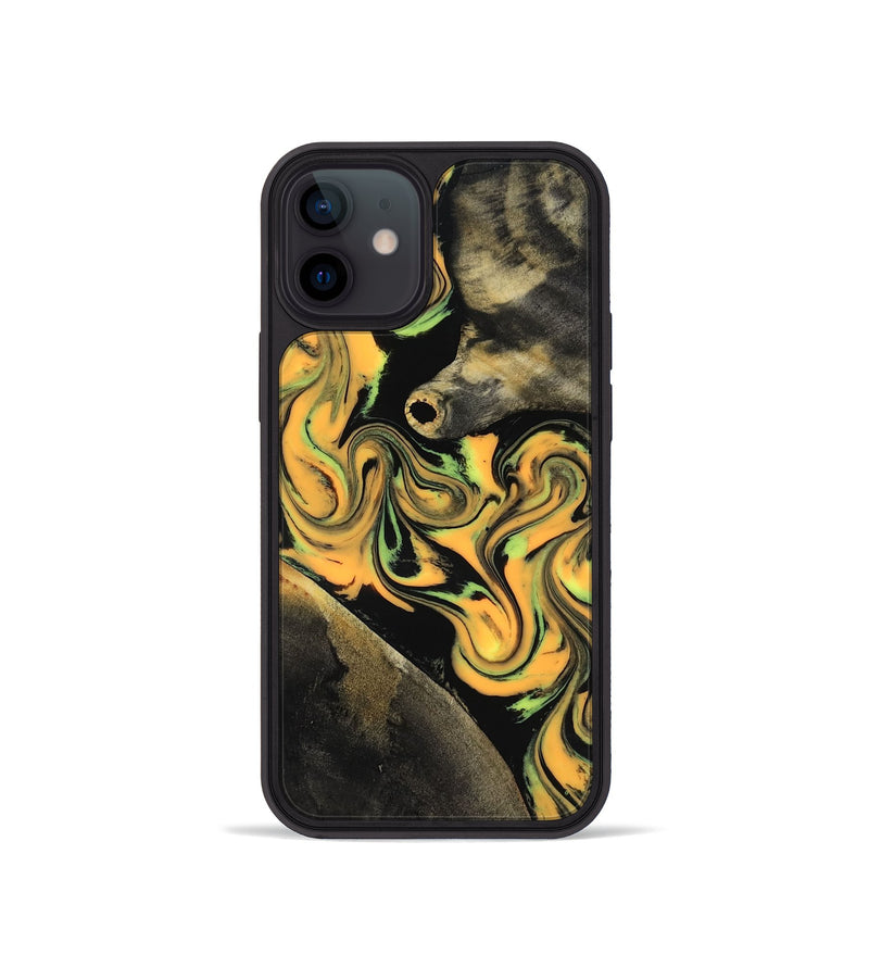 iPhone 12 mini Wood Phone Case - Ruthann (Neon, 818509)