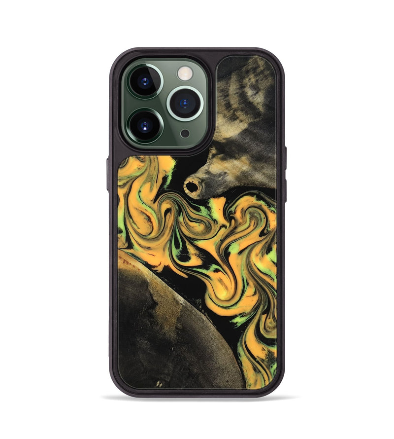 iPhone 13 Pro Wood Phone Case - Ruthann (Neon, 818509)