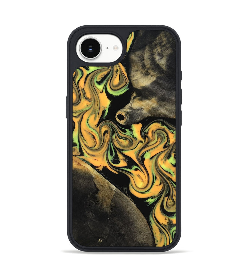 iPhone 16e Wood Phone Case - Ruthann (Neon, 818509)
