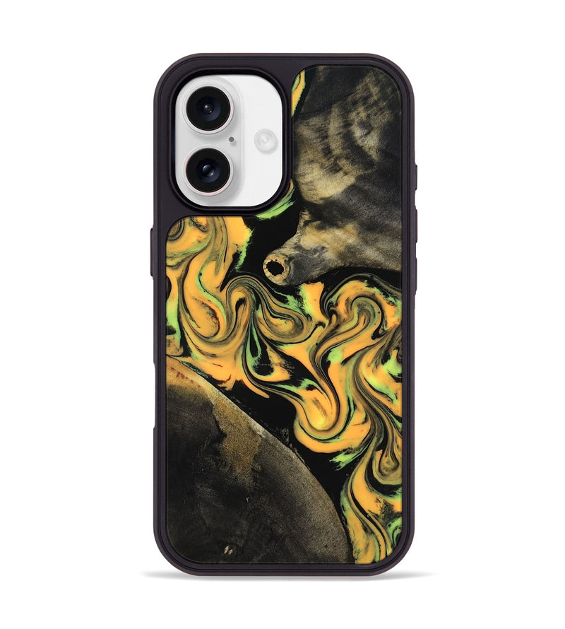 iPhone 17 Wood Phone Case - Ruthann (Neon, 818509)