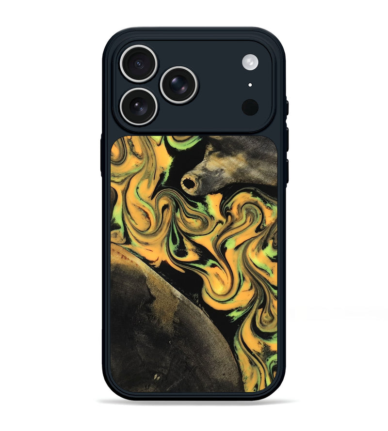 iPhone 17 Pro Max Wood Phone Case - Ruthann (Neon, 818509)