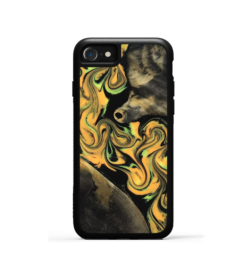 iPhone SE Wood Phone Case - Ruthann (Neon, 818509)