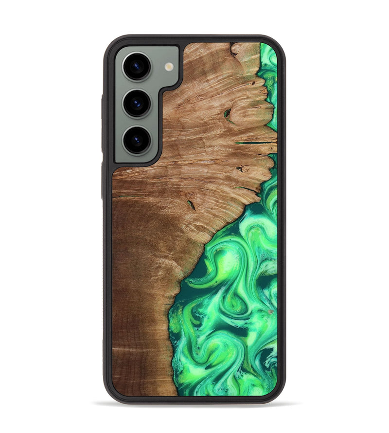 Galaxy S23 Plus Wood Phone Case - Musa (Neon, 818510)