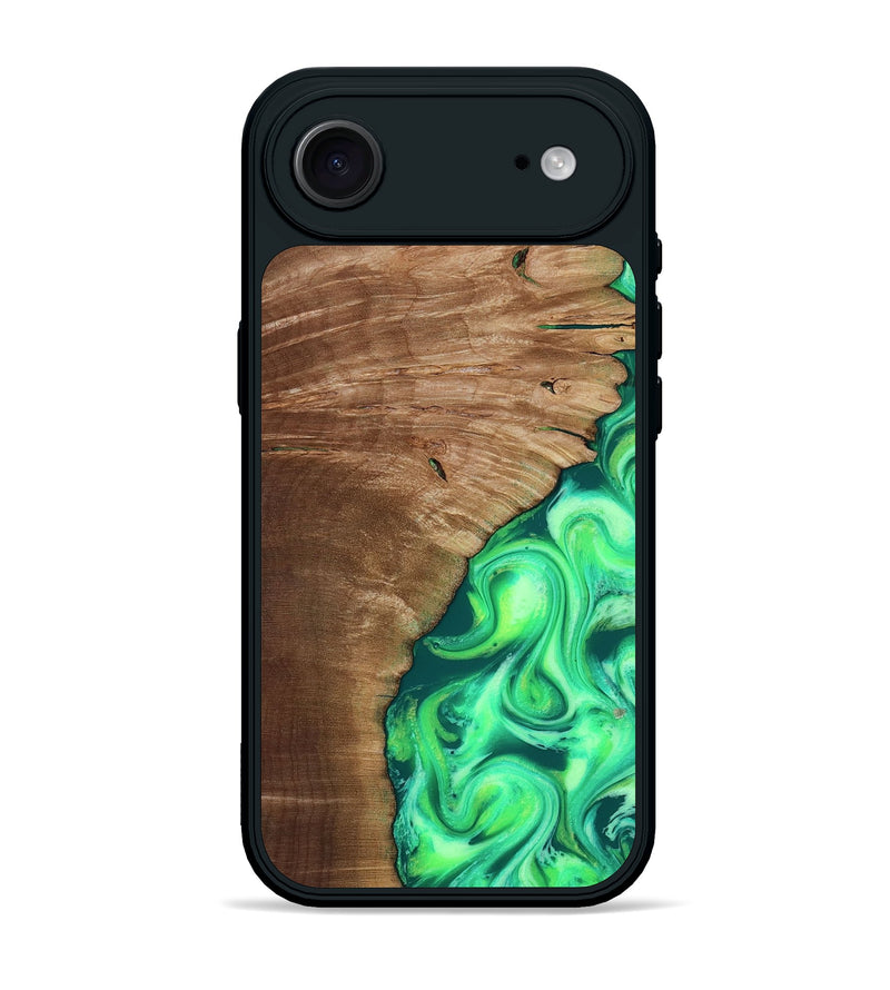 iPhone 17 Air Wood Phone Case - Musa (Neon, 818510)