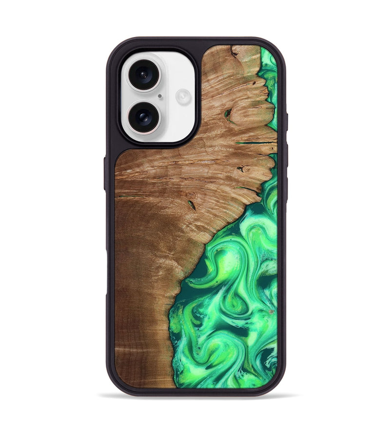 iPhone 17 Wood Phone Case - Musa (Neon, 818510)