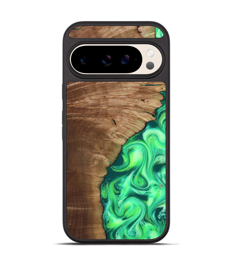 Pixel 10 Wood Phone Case - Musa (Neon, 818510)