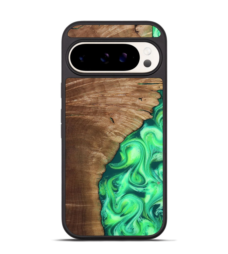 Pixel 9 Pro Wood Phone Case - Musa (Neon, 818510)