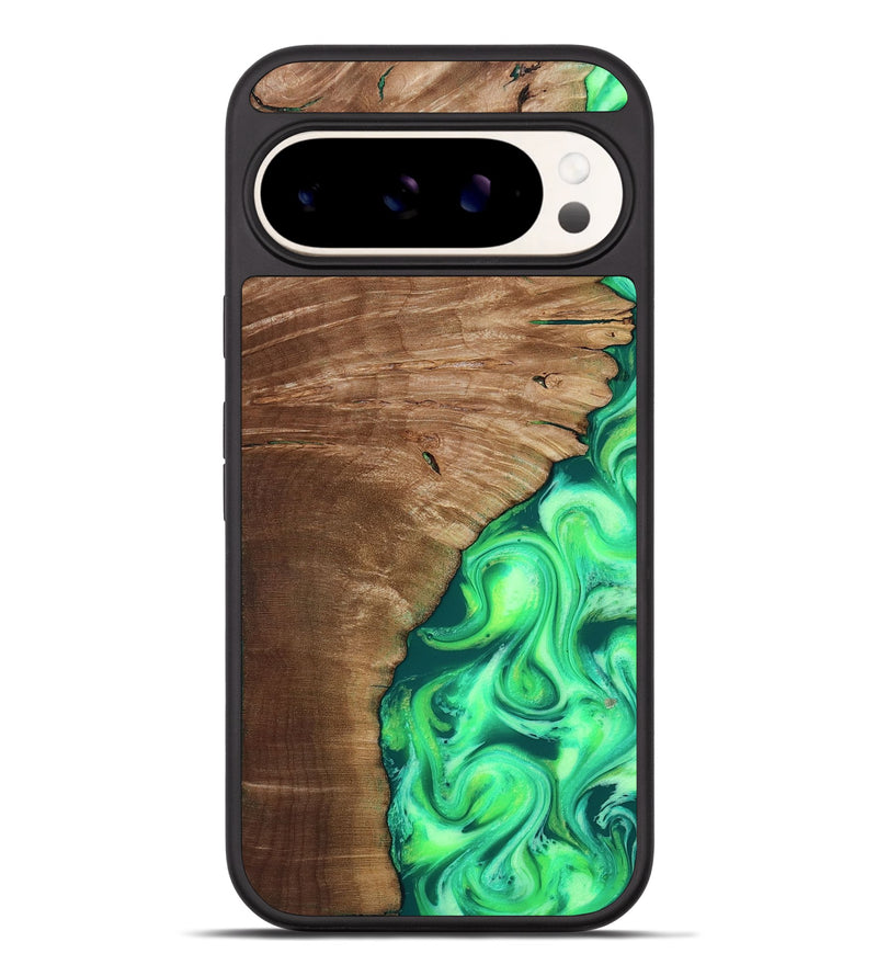 Pixel 9 Pro XL Wood Phone Case - Musa (Neon, 818510)
