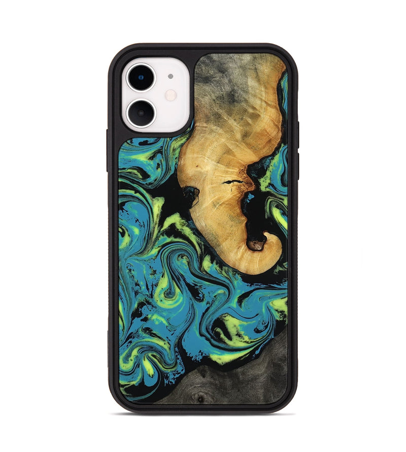 iPhone 11 Wood Phone Case - Nella (Neon, 818511)