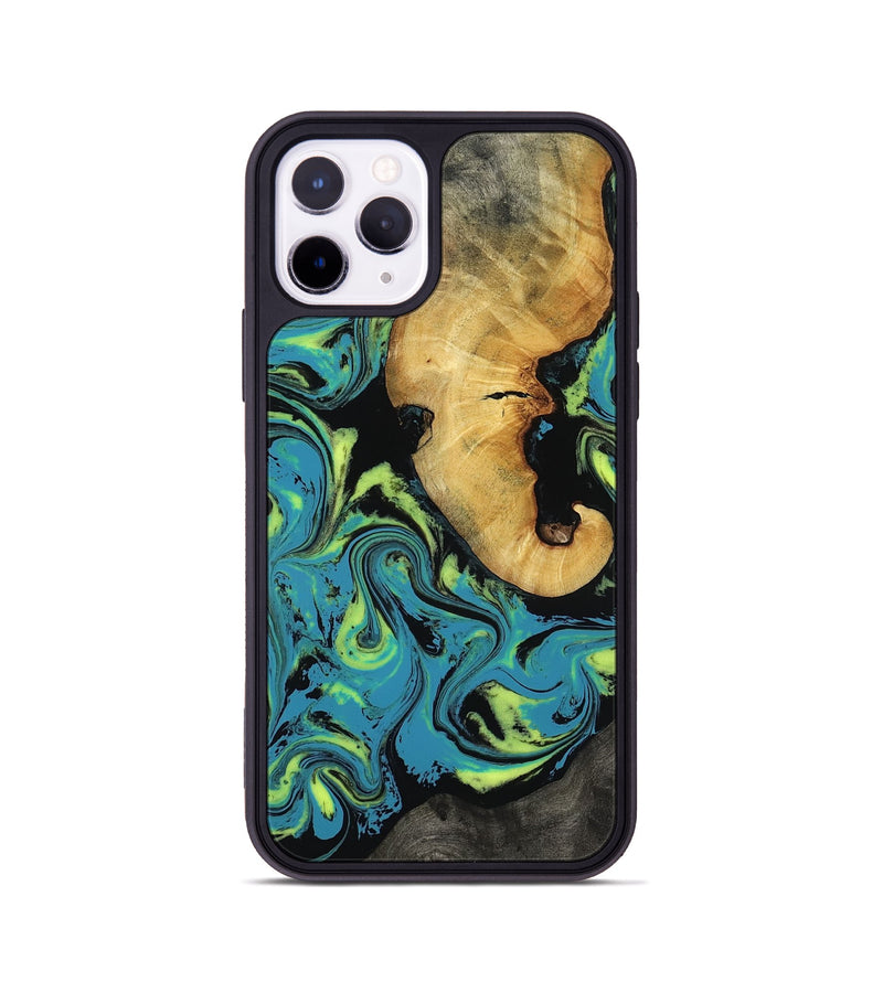 iPhone 11 Pro Wood Phone Case - Nella (Neon, 818511)