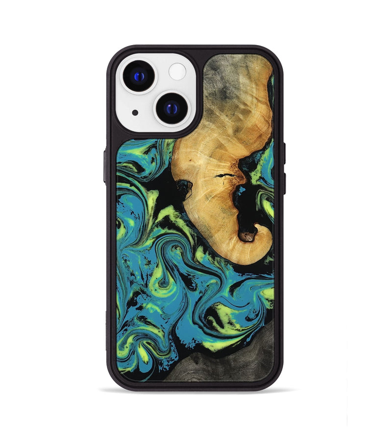 iPhone 13 Wood Phone Case - Nella (Neon, 818511)