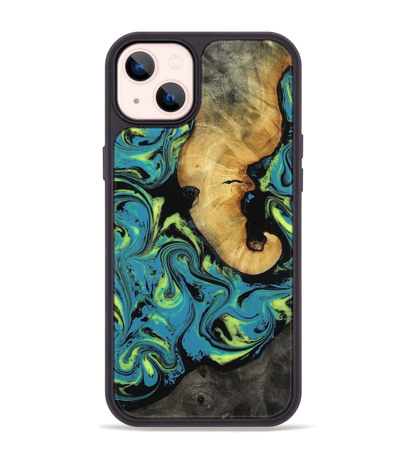 iPhone 14 Plus Wood Phone Case - Nella (Neon, 818511)