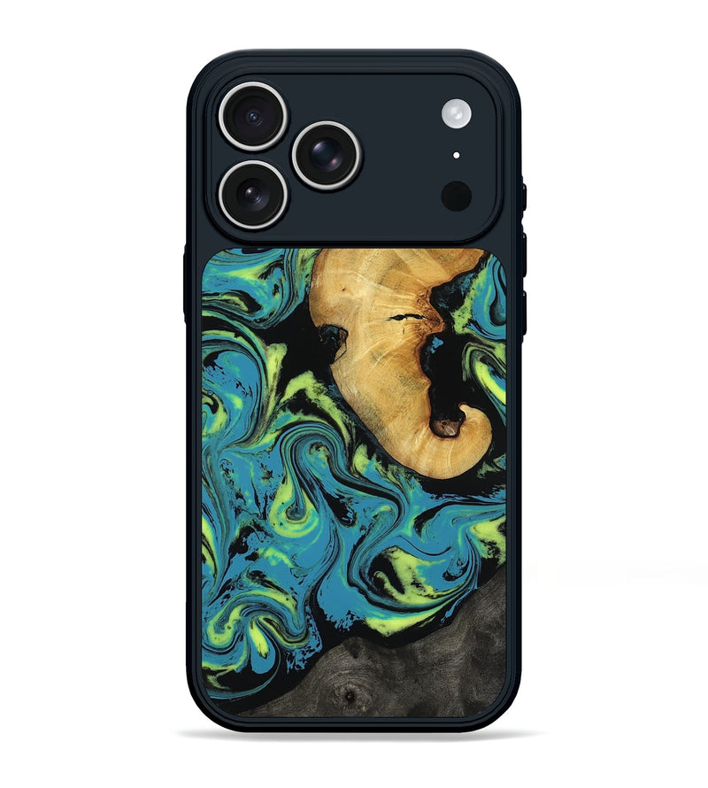 iPhone 17 Pro Max Wood Phone Case - Nella (Neon, 818511)