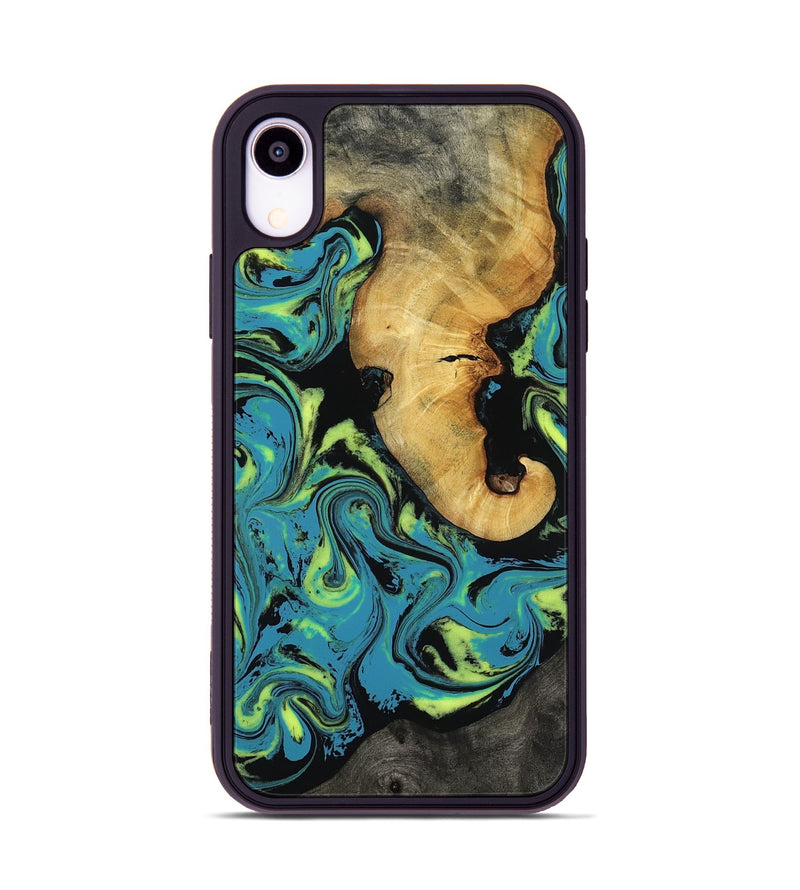 iPhone Xr Wood Phone Case - Nella (Neon, 818511)