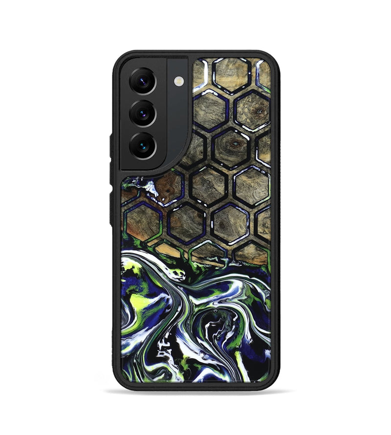 Galaxy S22 Wood Phone Case - Kane (Neon, 818514)
