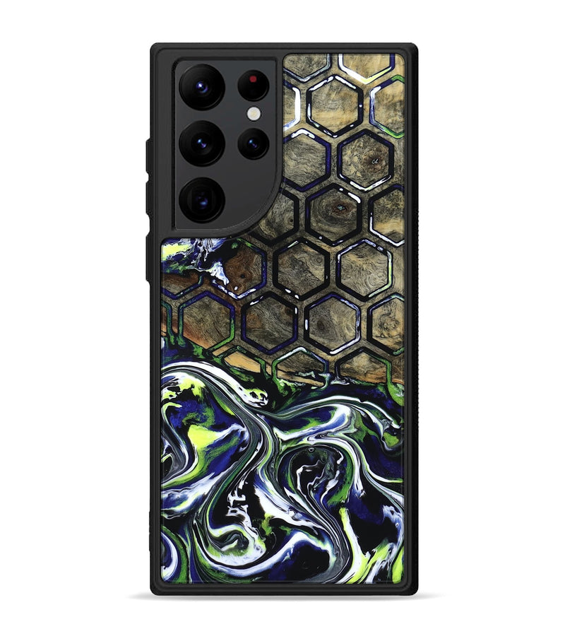 Galaxy S22 Ultra Wood Phone Case - Kane (Neon, 818514)