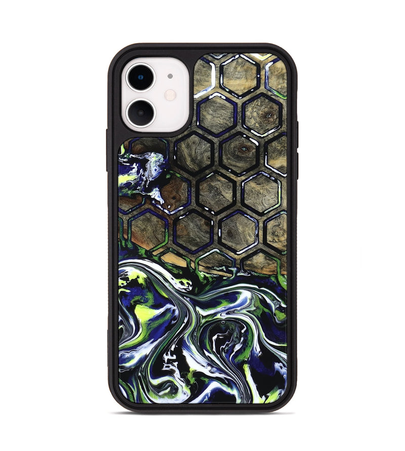 iPhone 11 Wood Phone Case - Kane (Neon, 818514)