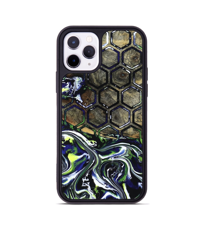 iPhone 11 Pro Wood Phone Case - Kane (Neon, 818514)