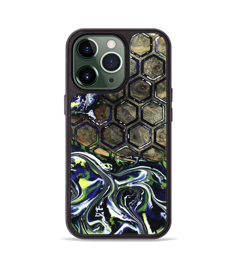 iPhone 13 Pro Wood Phone Case - Kane (Neon, 818514)