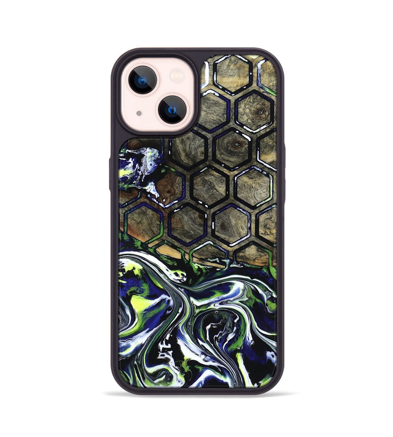 iPhone 14 Wood Phone Case - Kane (Neon, 818514)