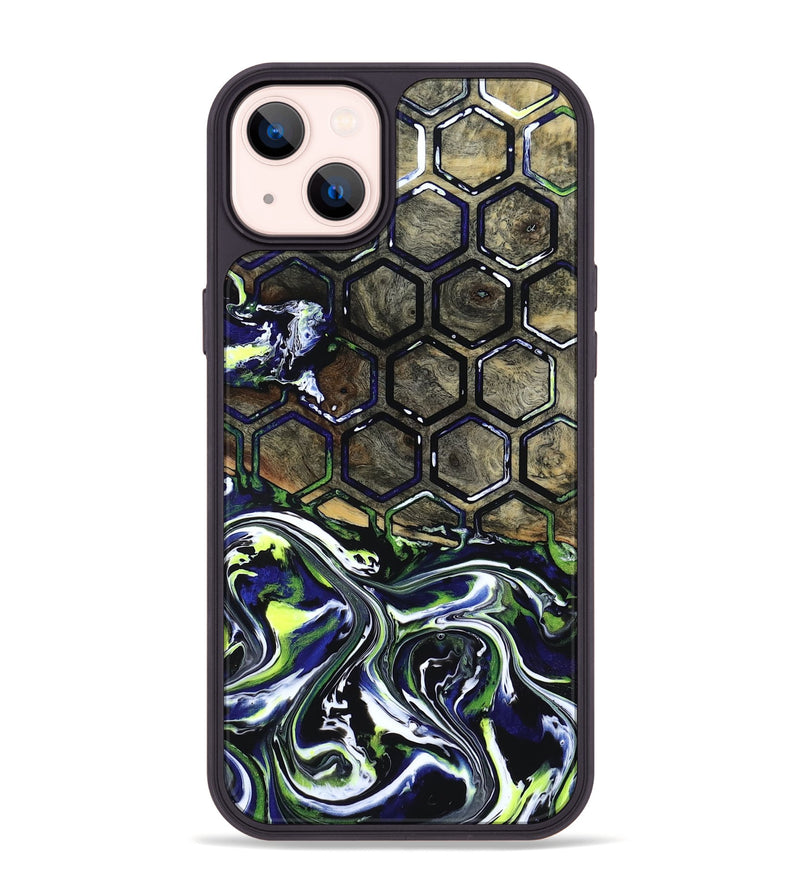 iPhone 14 Plus Wood Phone Case - Kane (Neon, 818514)