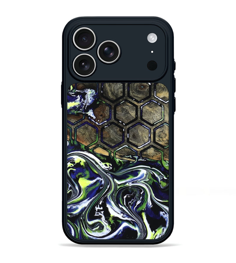 iPhone 17 Pro Max Wood Phone Case - Kane (Neon, 818514)