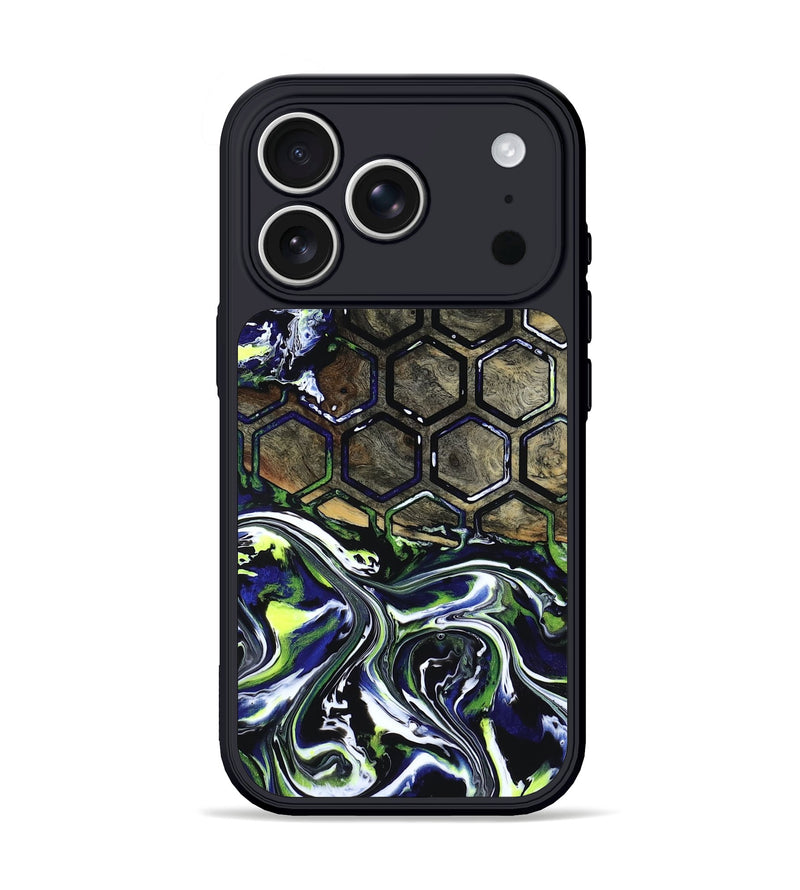 iPhone 17 Pro Wood Phone Case - Kane (Neon, 818514)