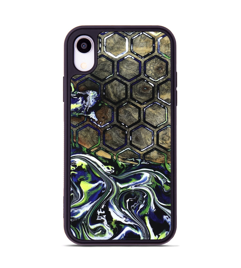 iPhone Xr Wood Phone Case - Kane (Neon, 818514)