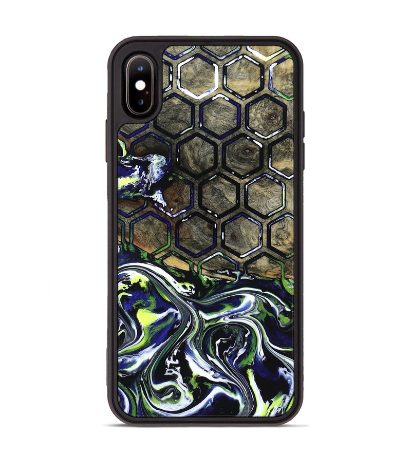iPhone Xs Max Wood Phone Case - Kane (Neon, 818514)