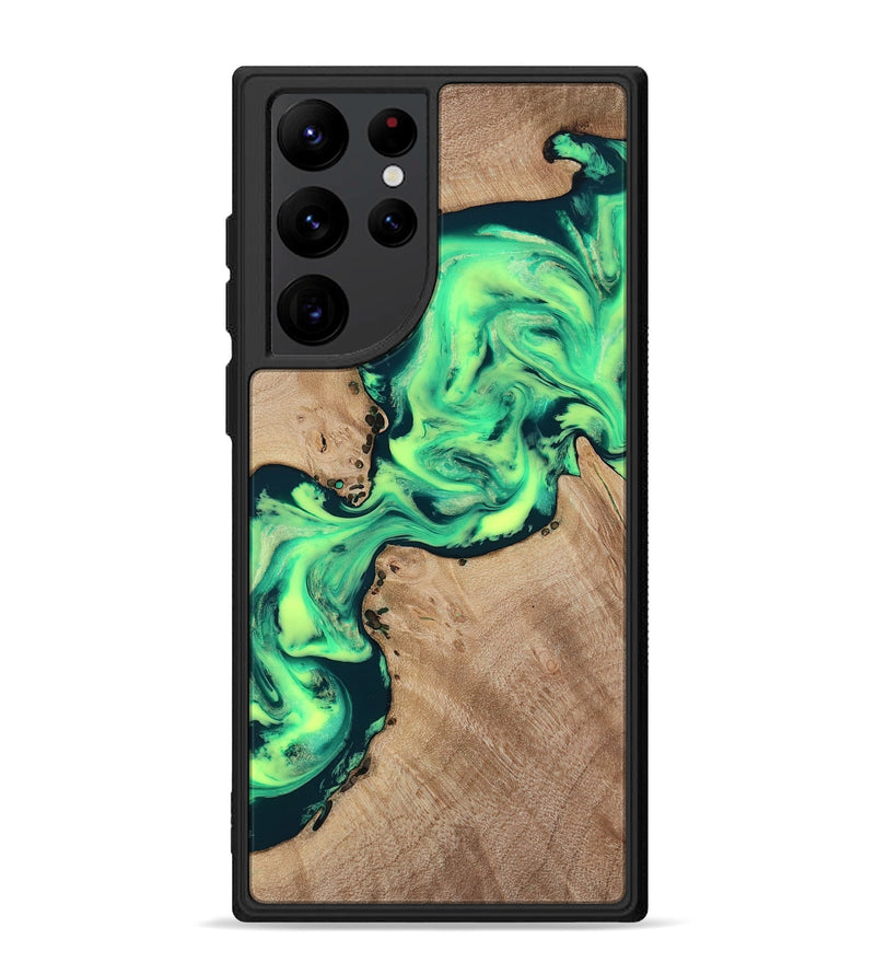 Galaxy S22 Ultra Wood Phone Case - Laci (Neon, 818515)