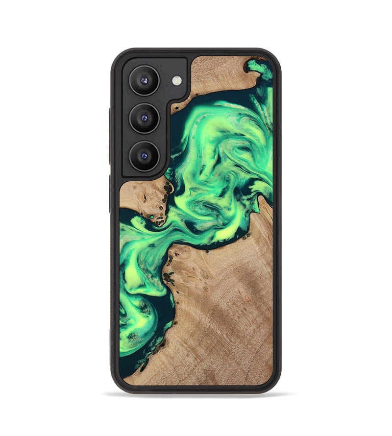 Galaxy S23 Wood Phone Case - Laci (Neon, 818515)