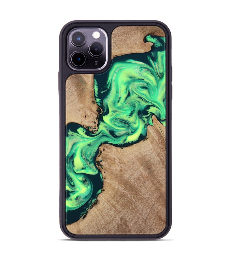 iPhone 11 Pro Max Wood Phone Case - Laci (Neon, 818515)