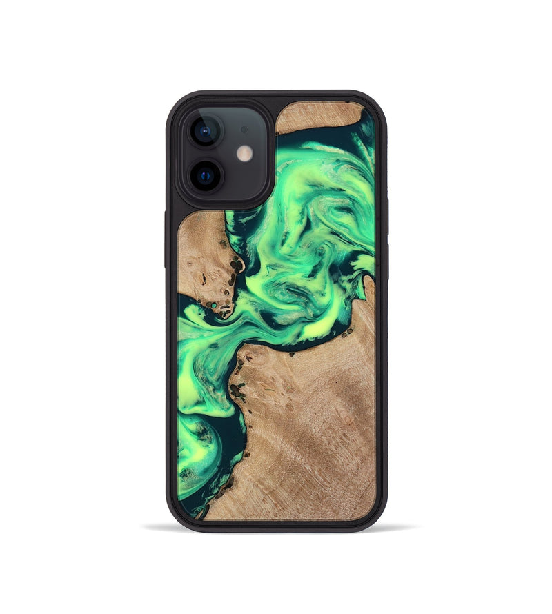 iPhone 12 mini Wood Phone Case - Laci (Neon, 818515)