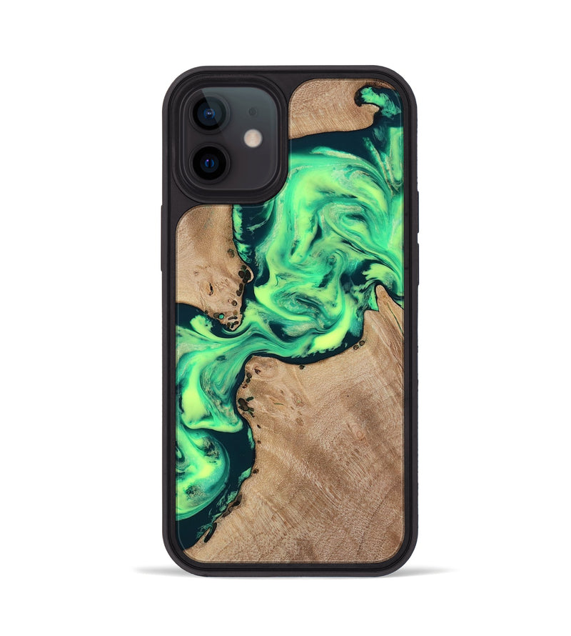 iPhone 12 Wood Phone Case - Laci (Neon, 818515)